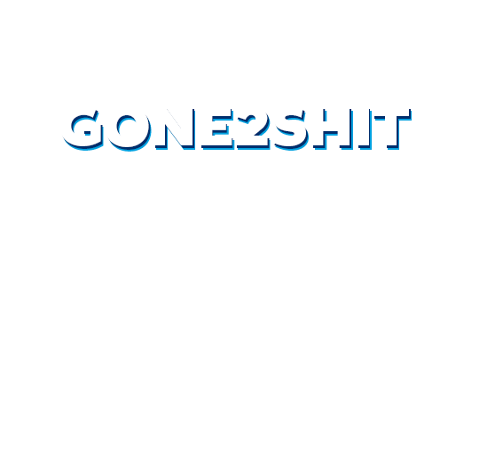Gone2Shit logo text